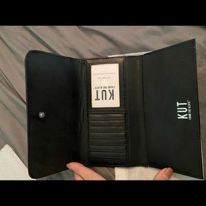 Black and white cute wallet